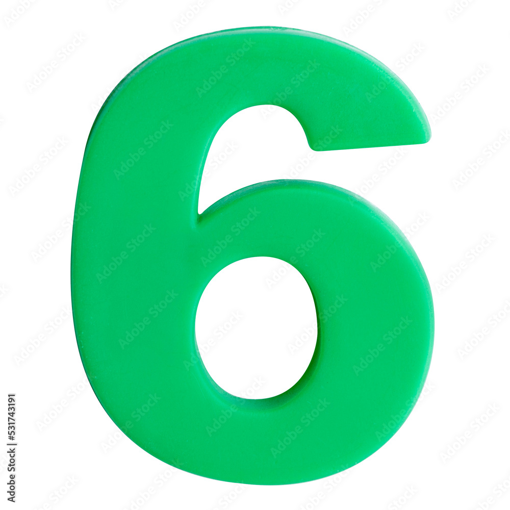 plastic number six isolated on white background pngfile plastic number six isolated on white background pngfile
