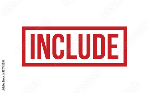 Include Rubber Stamp Seal Vector