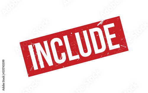 Include Rubber Stamp Seal Vector
