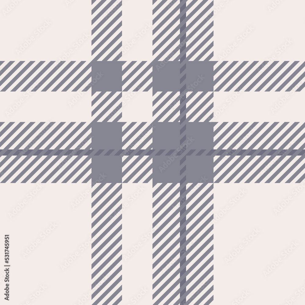 Seamless plaid pattern in light gray and beige tones. Vector illustration. Background of checkered fabric material. Seamless plaid pattern in light gray and beige tones. Vector illustration. Background of checkered fabric material.