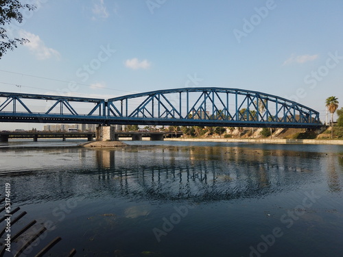 adana demirköprü bridge, river, water, architecture, sky, city, 