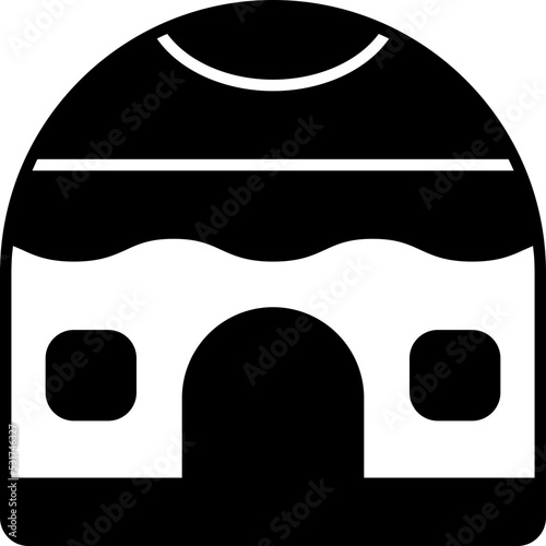 yurt flat icon