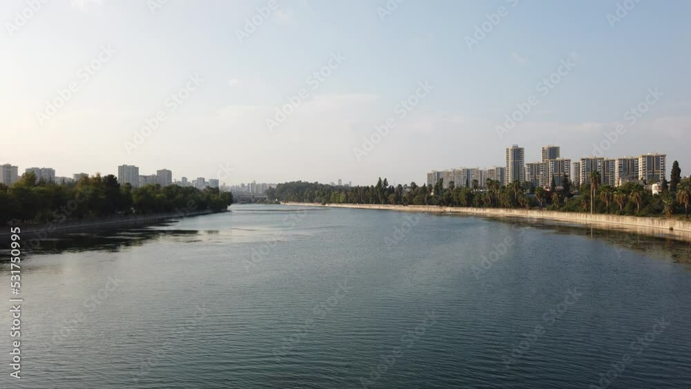 bridge, river, water, architecture, sky, city, adana bridge, river, water, architecture, sky, city, adana