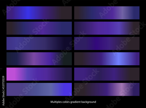Abstract Luxury Gold purple metallic gradient