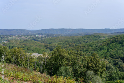 Igneada national park road and view. Igneada district Kirklareli city. Turkey.