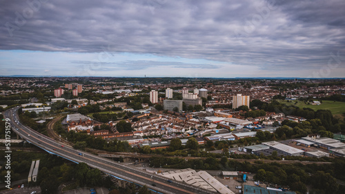 aerial view of Bristol, United Kingdom