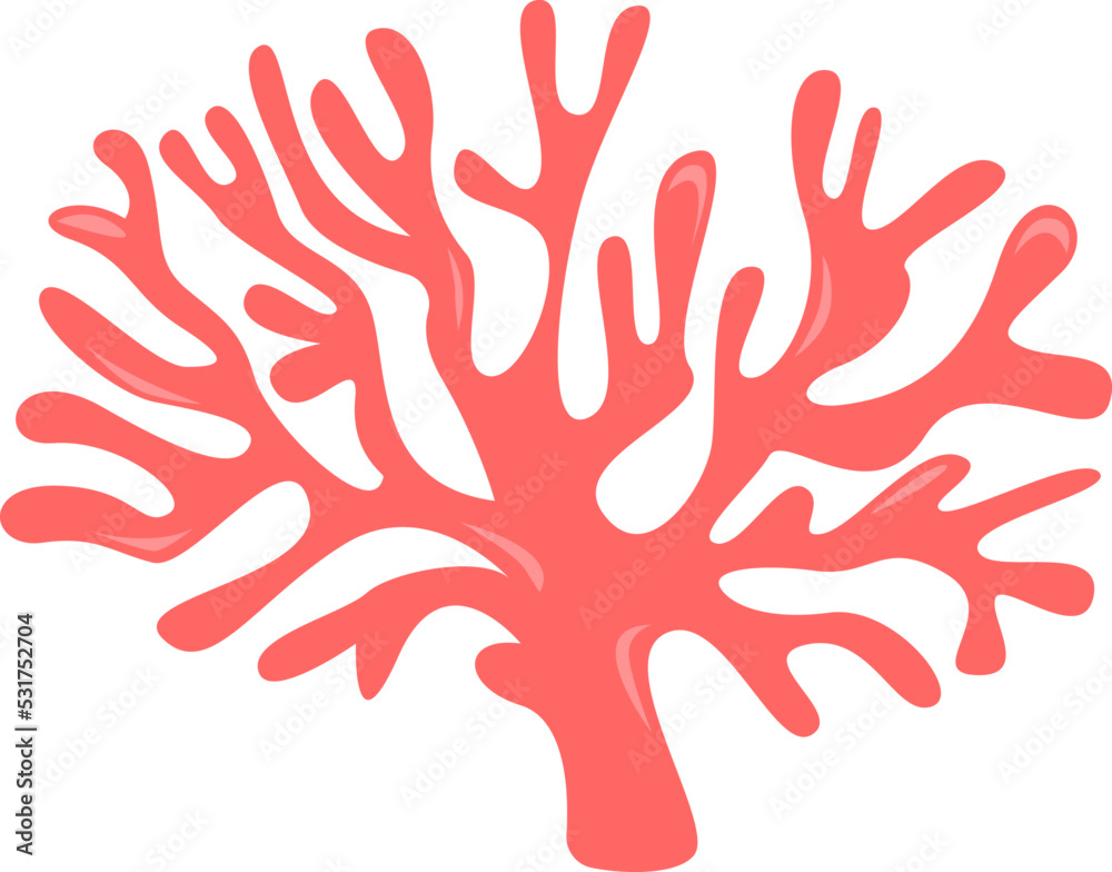 Seaweeds corals Sea Plant. Vector illustration Seaweeds corals Sea Plant. Vector illustration