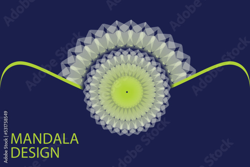 Luxury mandala design, mandala background, 3d wallpaper image vector  vintage abstract pattern floral design 
