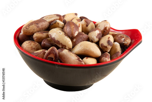 Brazil nut. Typical Christmas party food. png transparent background