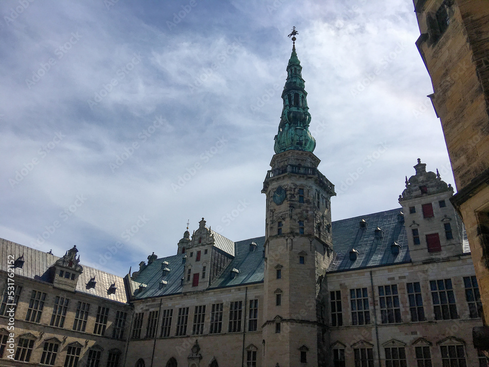 Kronborg castle seen from the courtyard Kronborg castle seen from the courtyard
