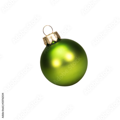 green christmas ball Fototapeta