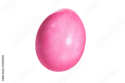 Easter egg, pink or rose dye, cutout