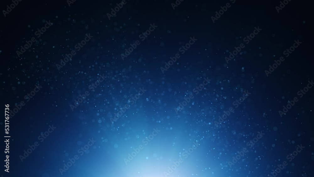 Small blured dots looped motion on blue copy space animation background. Small blured dots looped motion on blue copy space animation background.