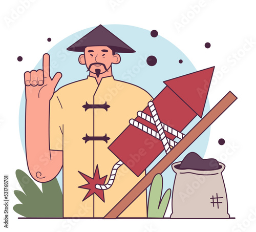 History of gunpowder. China invention was employed for early modern