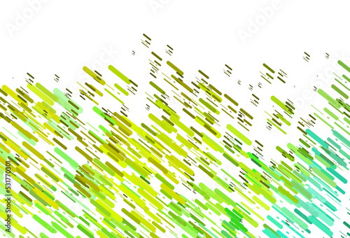 Wallpaper Mural Light Green, Yellow vector backdrop with long lines. Torontodigital.ca