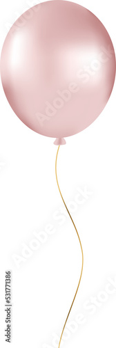 Rose pearl Balloon. Balloon for party decorations
