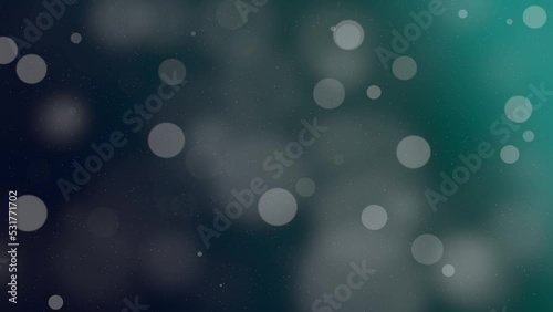 Christmas background with bokeh on blue background