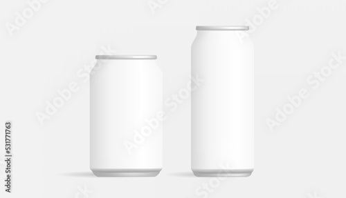 Realistic Matte Beer Cold Drink Can Product Branding Mockup Packaging Showcase Template
