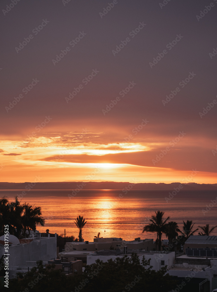 La Paz Sunset, Baja California, Mexico