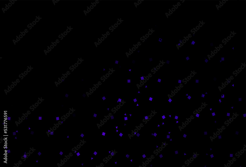 Dark Purple vector pattern in polygonal style with circles. Dark Purple vector pattern in polygonal style with circles.