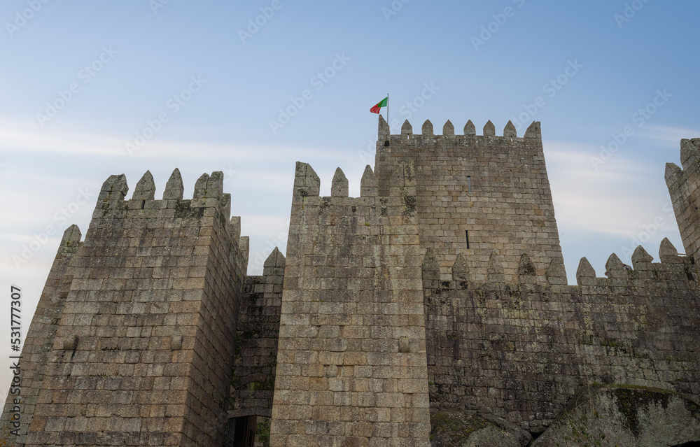 Medieval Castle of Guimaraes - Guimaraes, Portugal
