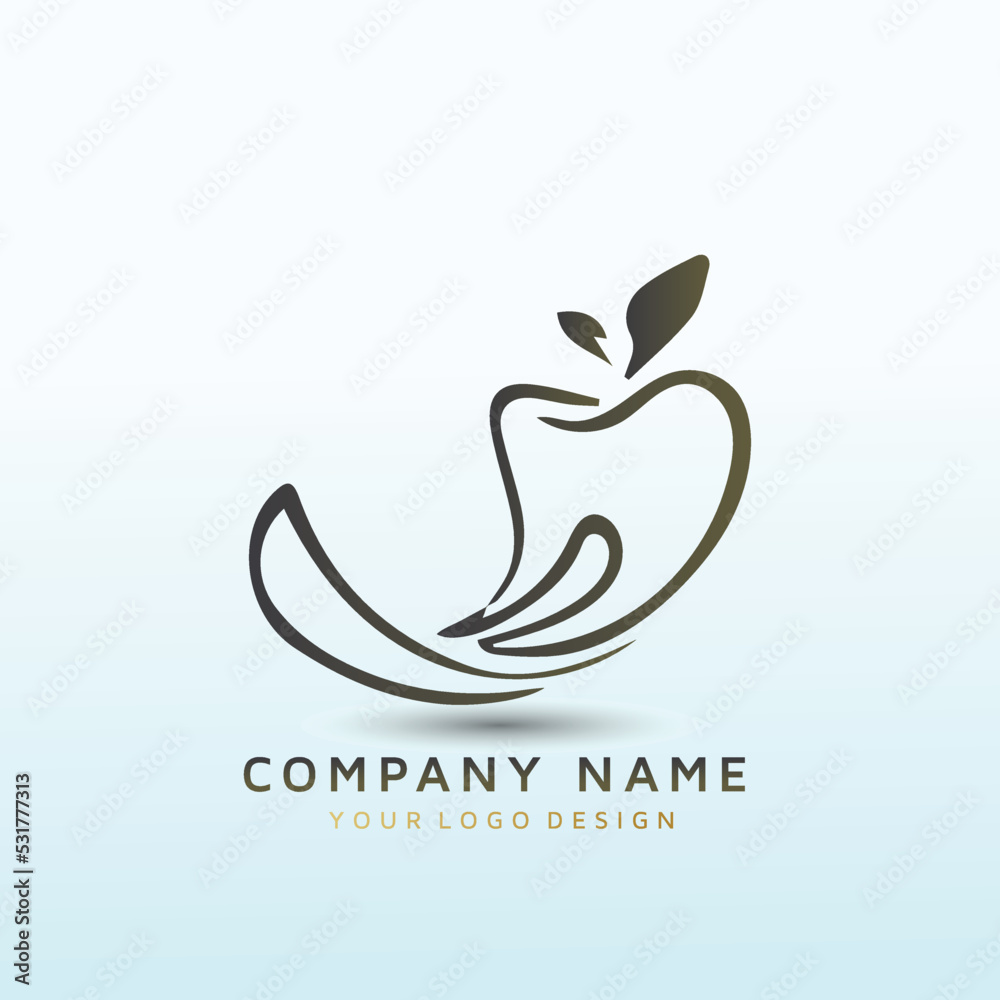 Obraz premium dental logo deliciousness vector logo design