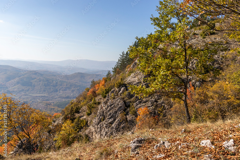 Amazing Autumn Landscape of Erul mountain, Bulgaria Amazing Autumn Landscape of Erul mountain, Bulgaria