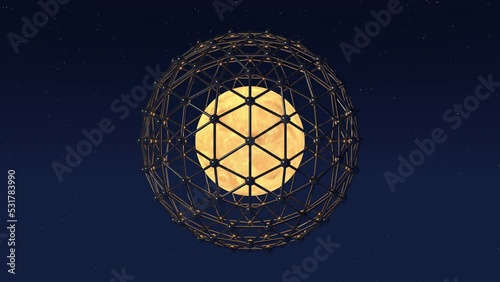 3d Animation of Dyson sphere