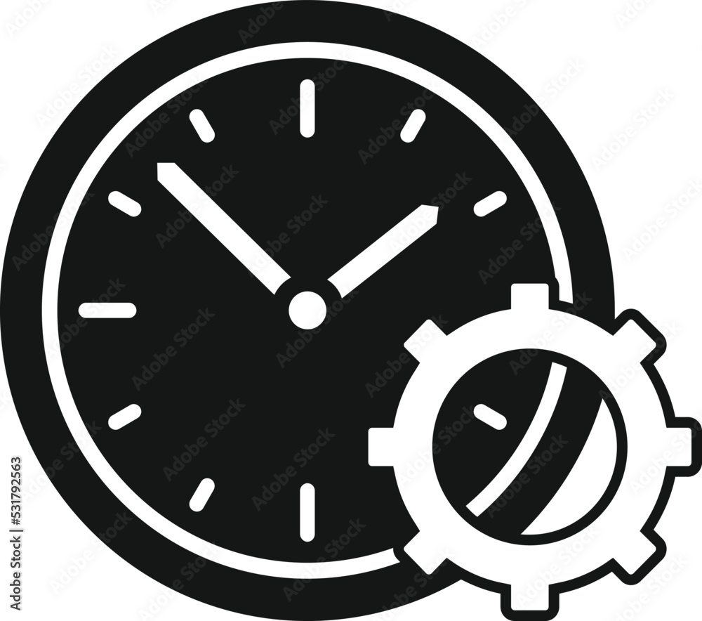 Office hour icon simple vector. Flexible work. Home businessman Office hour icon simple vector. Flexible work. Home businessman
