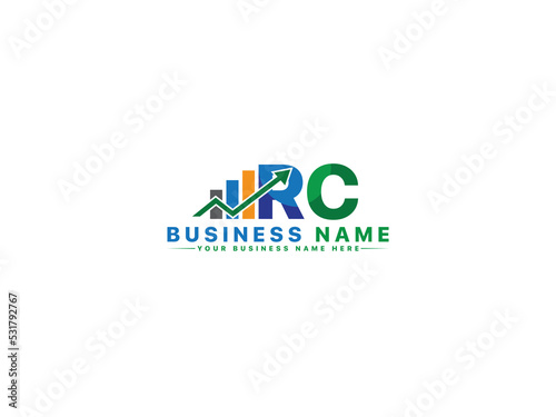 Monogram RC r&c Finance Logo, Colorful Letter Rc r c Logo Icon Vector For Business Developing or Identity