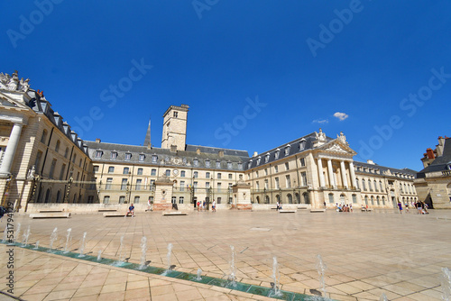 Burgundy, France. The former Palace of the Dukes of Burgundy in the city of Dijon. August 7, 2022.