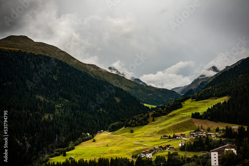 landscape in the mountains