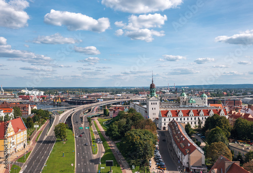 Obraz na płótnie Aerial view of
