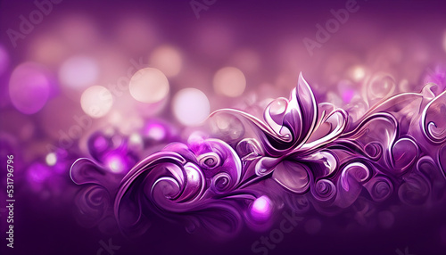 abstract background with stars floral design.