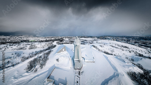 Aerial Memorial to the Defenders of the Soviet Arctic during the Great Patriotic War photo