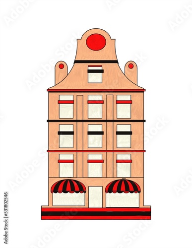 illustration of a building