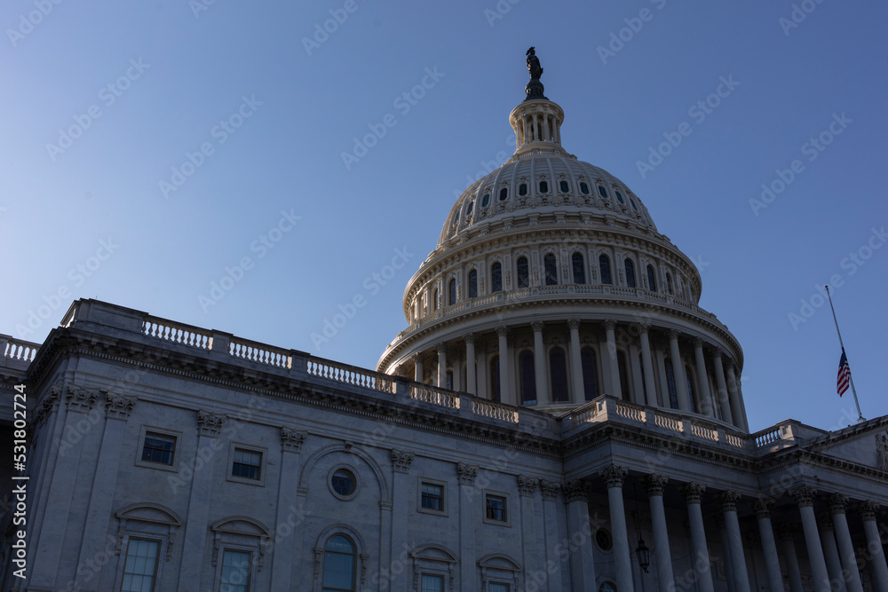 Capital building in Washington DC