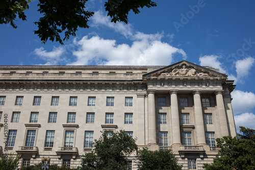 Wallpaper Mural Cityscape of Washington DC downtown Torontodigital.ca