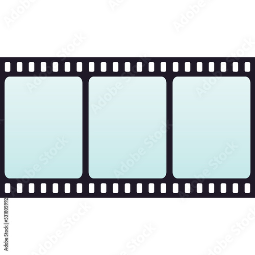 Isolated camera film vector illustration graphic