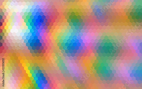 Abstract colorful hexagon background. Abstract colored hexagons. Colorful hex pixelated pattern background. Modern background for presentation  website  poster  backdrop  and flyer.