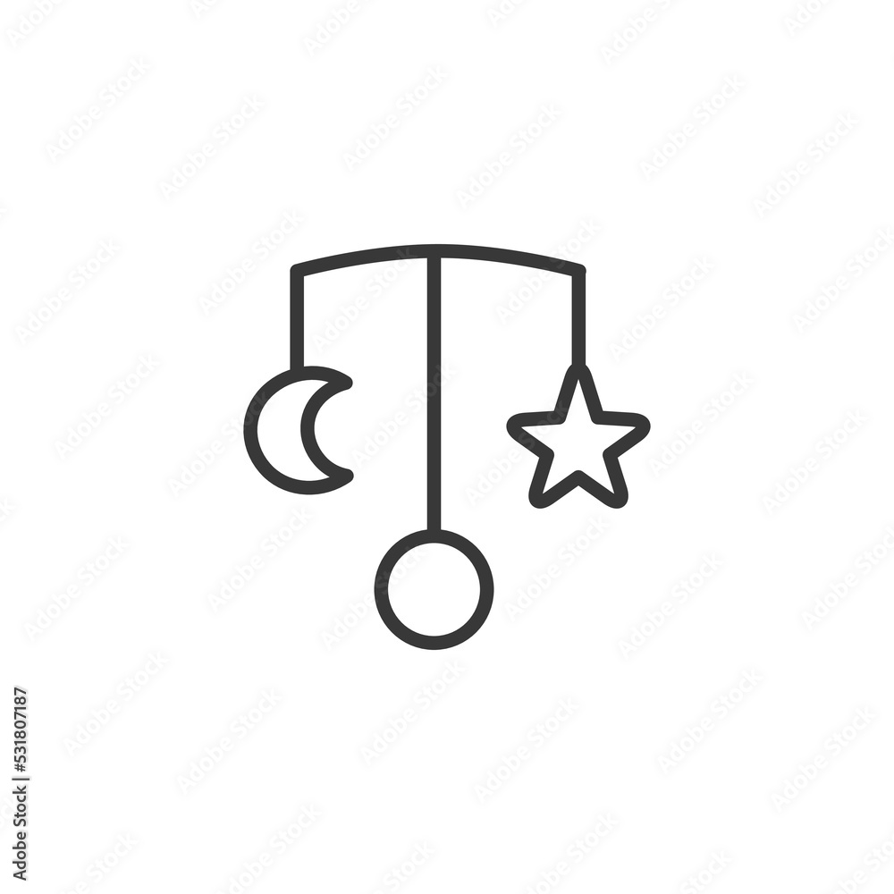 Toys Icon on White Background. Vector. Baby Goods icon Toys Icon on White Background. Vector. Baby Goods icon
