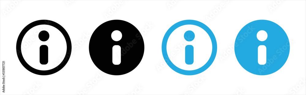 Information icon symbol sign, vector illustration Information icon symbol sign, vector illustration