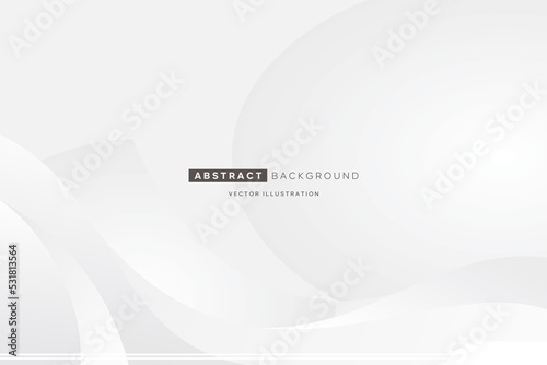 Abstract white gradient color curve background