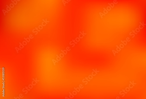 Light Orange vector blurred bright pattern.
