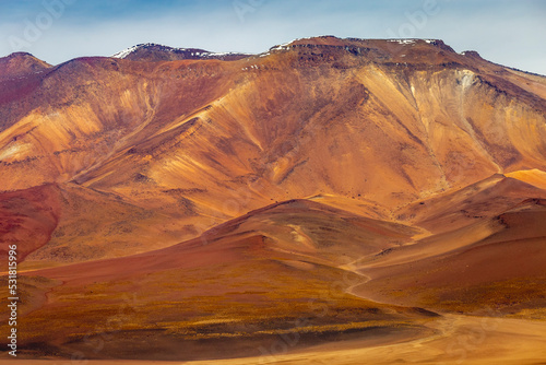 Atacama desert  volcanic arid landscape in Northern Chile  South America