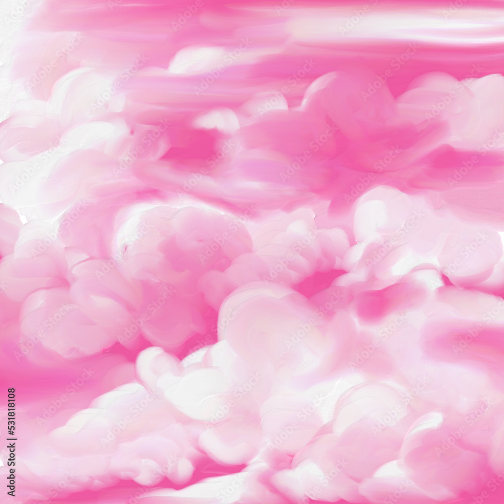 pink background clouds 