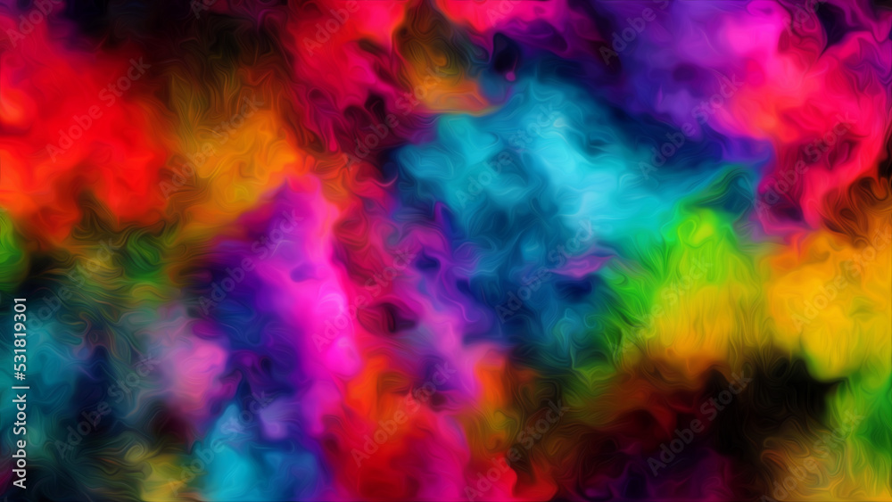 Explosion of color abstract background #24