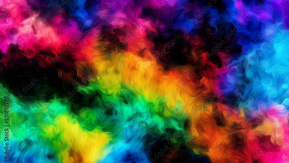 Explosion of color abstract background #31