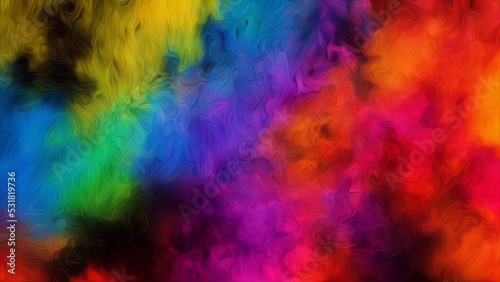 Explosion of color abstract background  33 © Ben