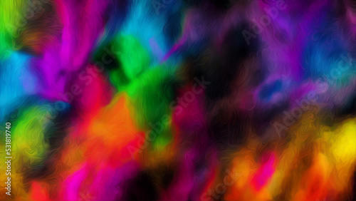 Explosion of color abstract background #36